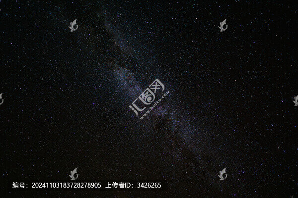 夜空中的銀河