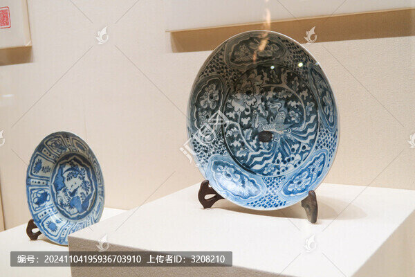 博物館青花瓷器展覽