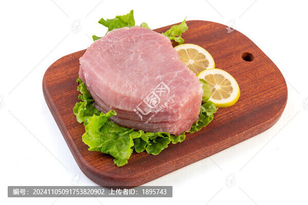 去皮里脊肉豬排生鮮食材