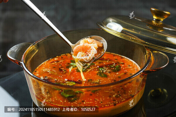 油潑芝麻大蝦球