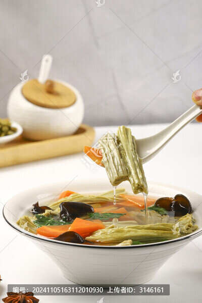 青豆腐竹