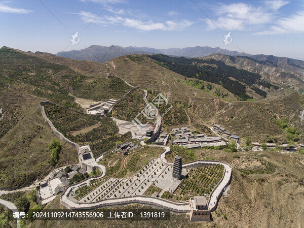 忻州市代縣雁門(mén)關(guān)全景