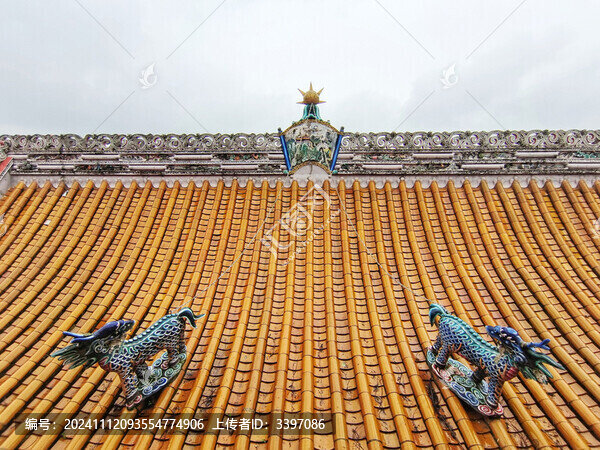 自貢法藏寺琉璃瓦