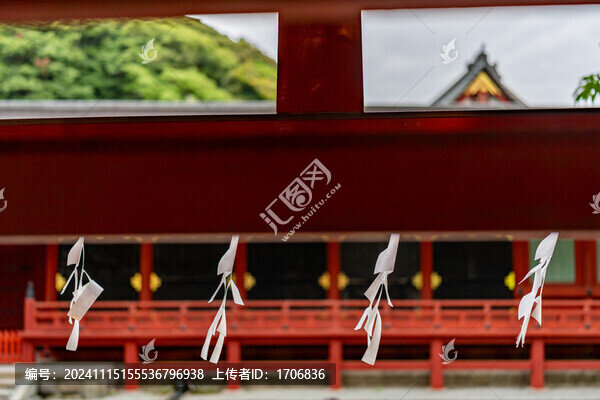 日本神社鳥居御幣
