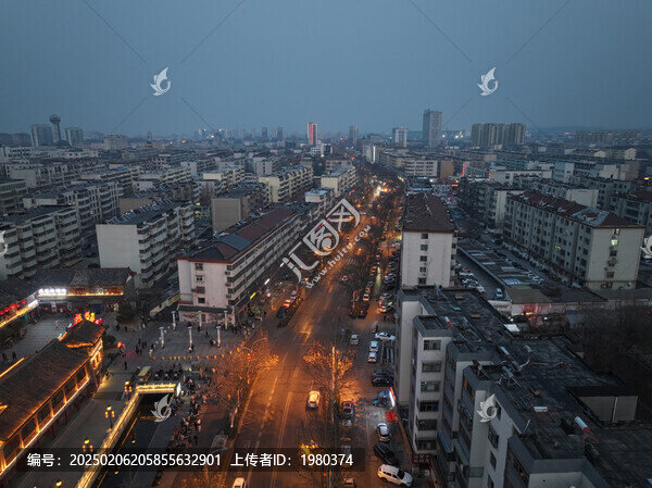 周村古商城夜景