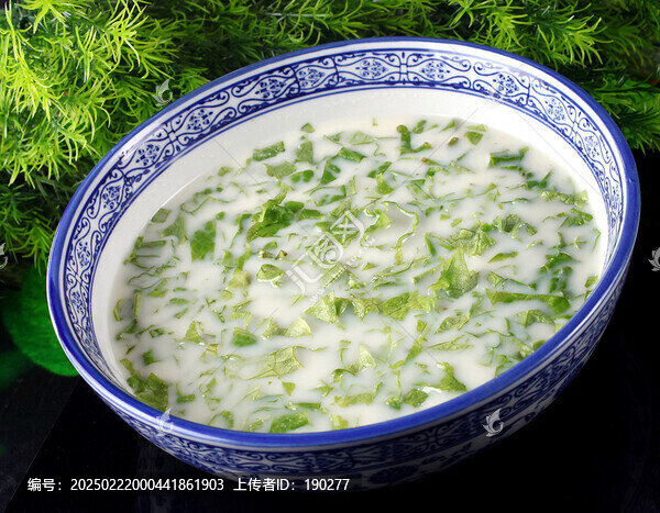 石磨河渣湯青菜湯