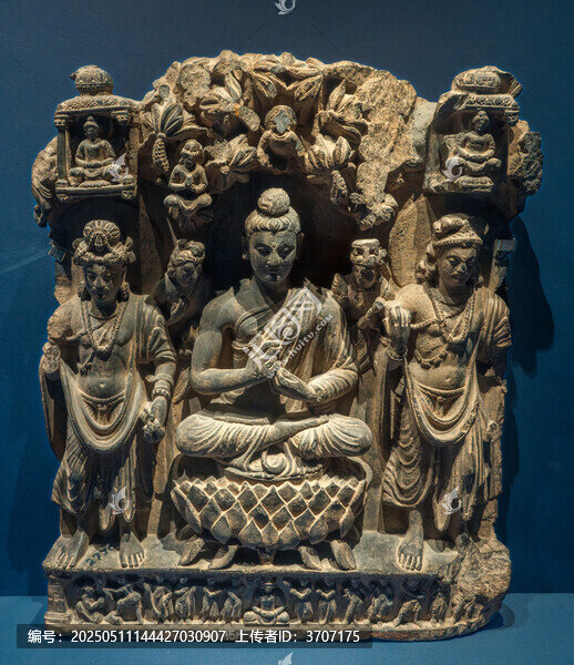 巴基斯坦白沙瓦博物館藏舍衛(wèi)城神變