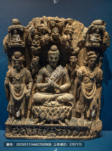 巴基斯坦白沙瓦博物館藏舍衛(wèi)城神變