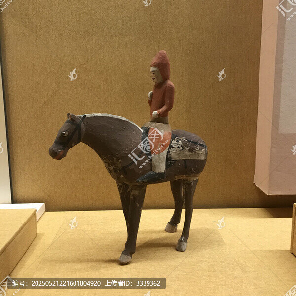 唐代騎馬陶俑文物展示