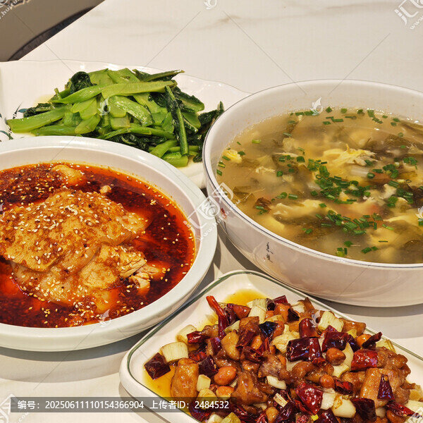 多樣美味中式家常菜組合