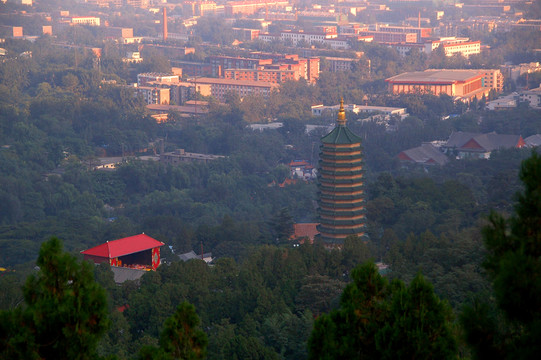 北京西山八大处 俯瞰