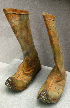 蒙古人的皮靴