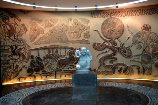 汉代雕塑展厅装饰