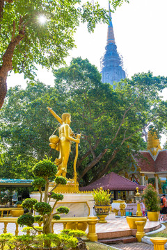 泰国 甲米 寺庙 佛像 佛