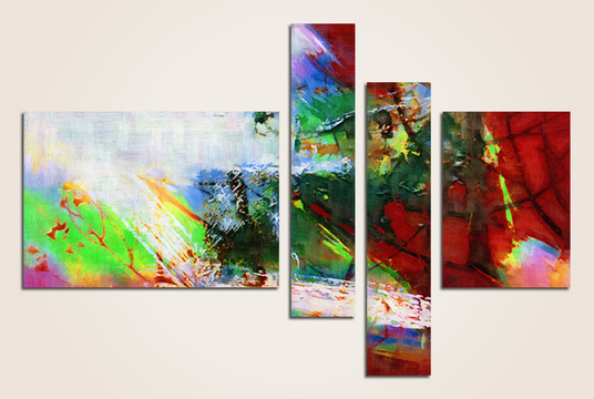 四联抽象油画