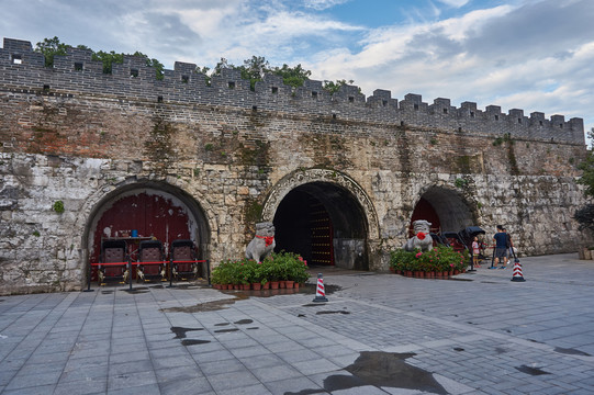 桂林古城门城墙