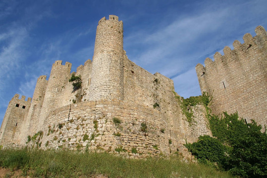 山顶上的中世纪堡垒