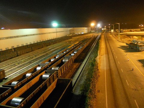 本溪铁路夜景