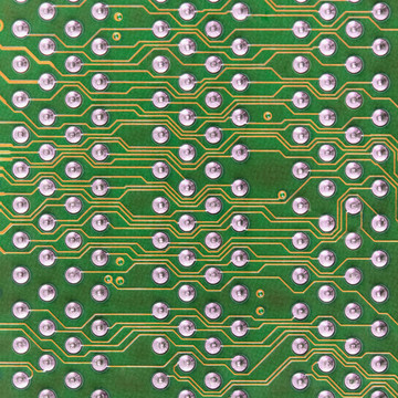 电路板电子绿方格图案
