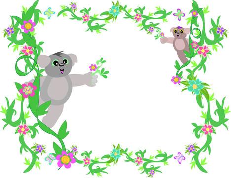 葡萄树和Koala Bears