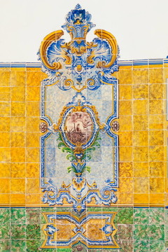 旧货瓷砖从Lisbon；葡萄牙。
