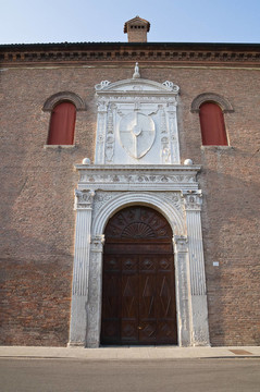 斯齐法诺亚宫宫。Ferrara。Emilia Romagna。意大利.
