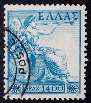 来自20世纪70年代的希腊邮票