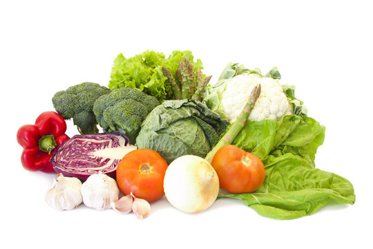 各种植物和蔬菜健康饮食