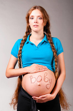 怀孕的女人
