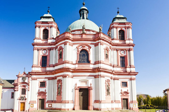 大教堂在jablonne V podjestedi；捷克共和国