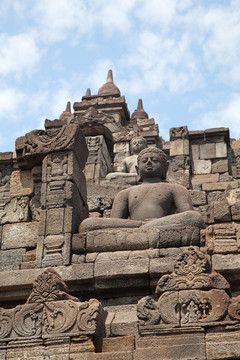 婆罗浮屠寺在印度尼西亚