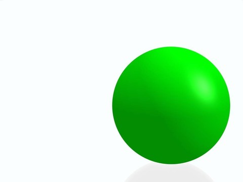 绿色隔离球