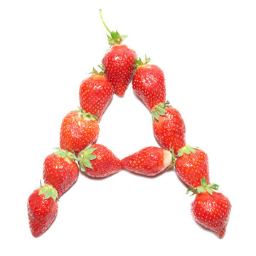草莓健康字母表