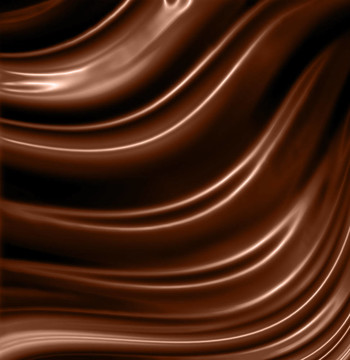 有光泽的巧克力波