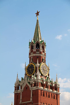 救世主（Spasskaya塔克里姆林宫；俄罗斯）。