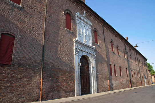 斯齐法诺亚宫宫。Ferrara。Emilia Romagna。意大利.