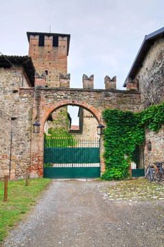 vigolzone城堡。Emilia Romagna。意大利.
