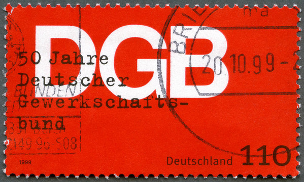 德国- 1999：显示德国工会联合会（DGB）；50