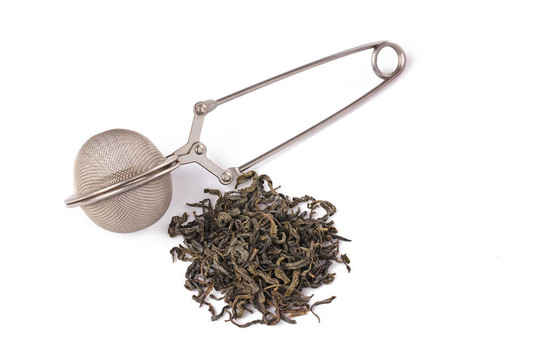 绿茶和茶滤网