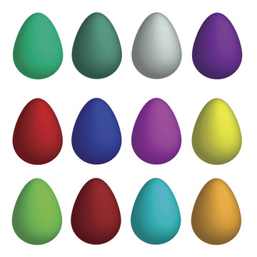 彩色的蛋