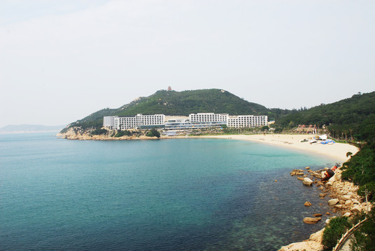 美丽的海岛沙滩风光