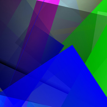 蓝色抽象拼接几何立体高清背景