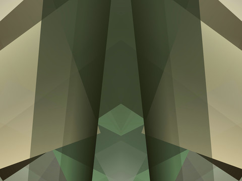 绿色立体几何抽象拼接面高清背景