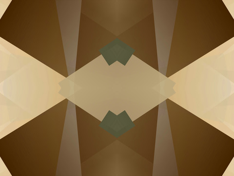 咖啡色几何抽象立体拼接面背景