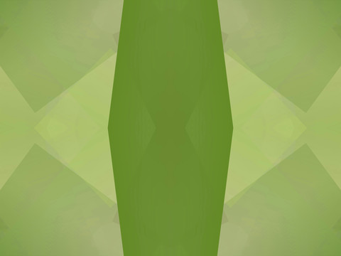 绿色立体几何抽象拼接电脑图案