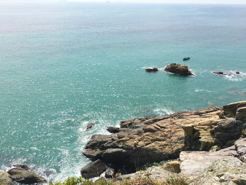 清澈的海水