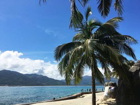 唯美海滩风景