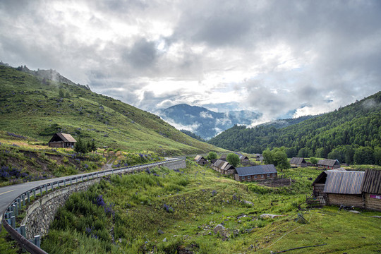 小木屋公路与山林