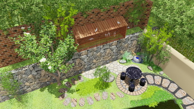 私家庭院花园园林景观设计