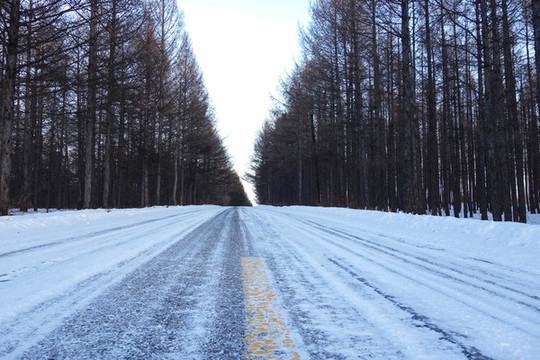冬天公路